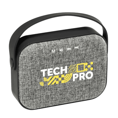 Customisable 6W Speaker in Grey printed with your company logo from Total Merchandise