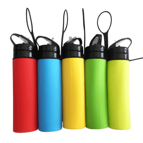 Branded Foldable Water Bottle with a design from Total Merchandise