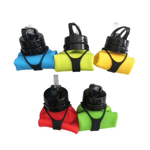 Promotional printed Foldable Water Bottle with a design from Total Merchandise