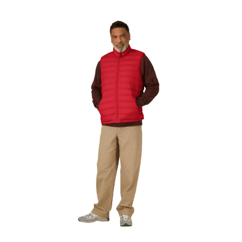 Custom Stanley/Stella Mens Climber 2.0 Body Warmer in Red from Total Merchandise
