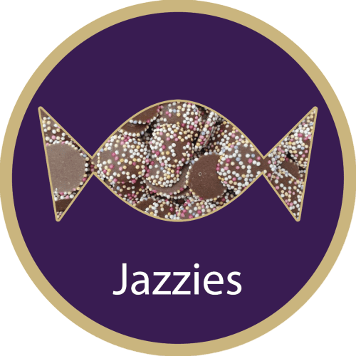 Screw Top Sweet Pots filled with Jazzies