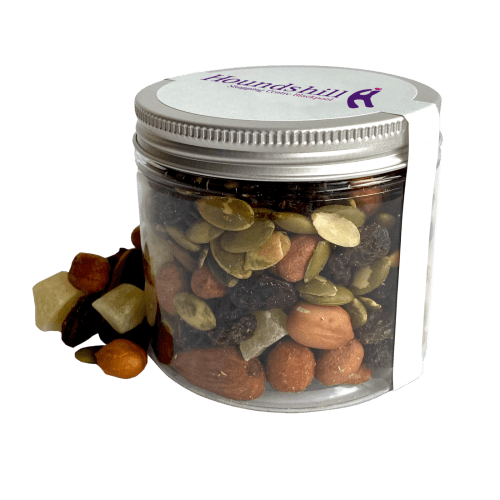 Custom Printed Large Screw Top Sweet Pots in Clear/Silver from Total Merchandise