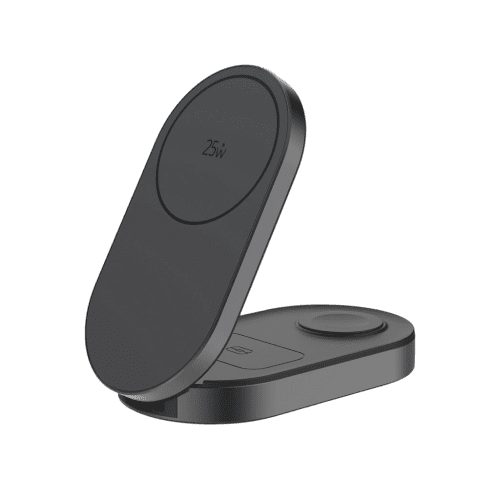 Branded Ultra-fast 3-in-1 25W Foldable Wireless Charger from Total Merchandise