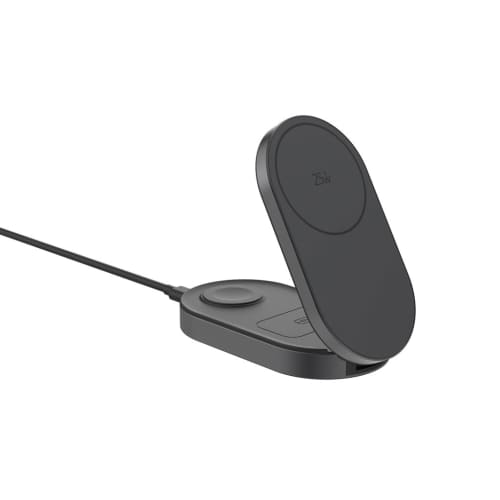 Printed Ultra-fast 3-in-1 25W Foldable Wireless Charger from Total Merchandise