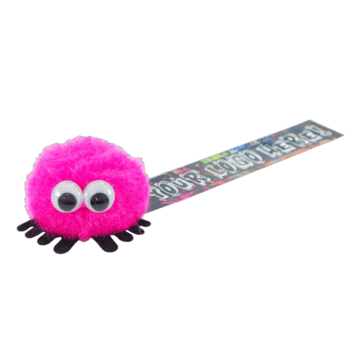 Branded Pom Message Bug with a full colour design from Total Merchandise