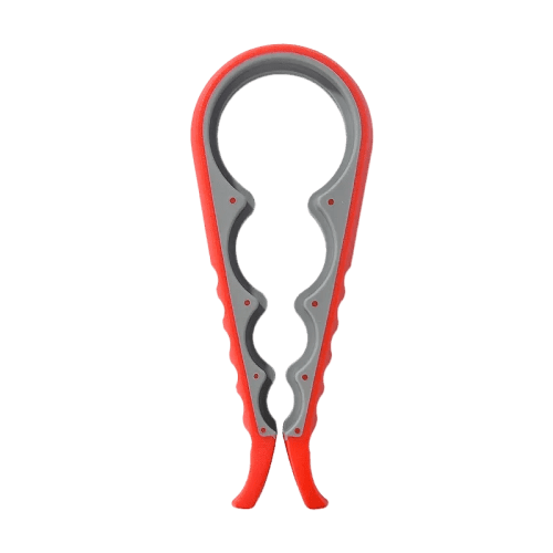 Custom Branded Purpose Jar Opener with Grip in Red printed with your logo from Total Merchandise
