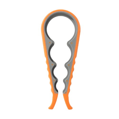 Logo Printed Purpose Jar Opener with Grip in Orange printed with your logo from Total Merchandise