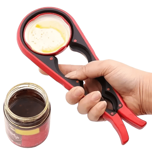 Promotional Purpose Jar Opener with Grip in Red printed with your logo from Total Merchandise