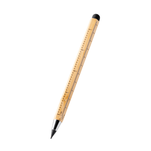 Branded Long-Lasting Pencil Multi Tool in Bamboo from Total Merchandise