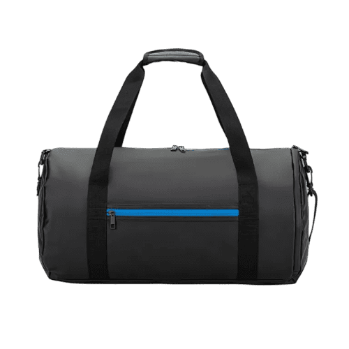Customisable Osasco Sports Bag in Black printed with your company logo from Total Merchandise