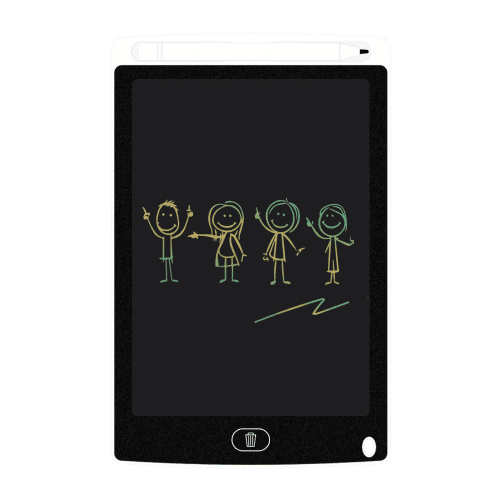 Customised LCD Writing Drawing Tablet in White branded with your logo from Total Merchandise