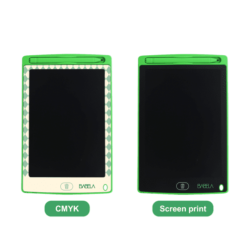 Customised LCD Writing Drawing Tablet in Green branded with your logo from Total Merchandise