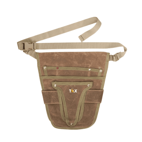 Custom Branded Garden Tool Waist Pouch in Brown branded with your logo from Total Merchandise
