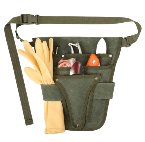 Promotional Garden Tool Waist Pouch in Green branded with your logo from Total Merchandise