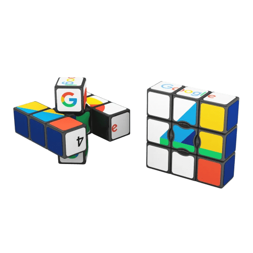Promotional Rubik's Edge in Black with a full colour design from Total Merchandise