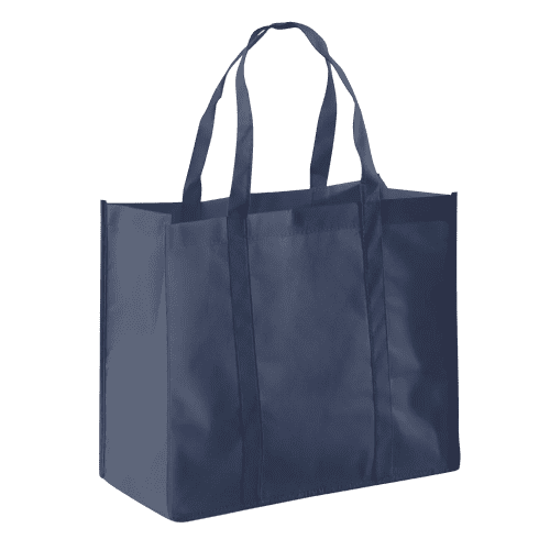 Promotional Non-Woven Shopper Bag in Blue with a design from Total Merchandise