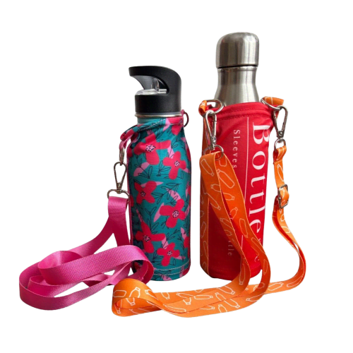 Custom Printed Bottle Sleeve with rPET Strap customised with your logo from Total Merchandise
