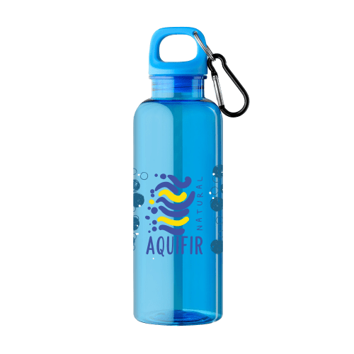 Custom printed Carabiner Water Bottle in Royal Blue from Total Merchandise