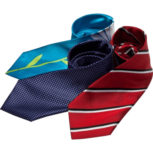 Custom Branded Printed Polyester Tie with a design from Total Merchandise