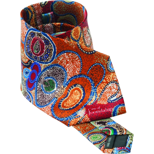 Printed Polyester Tie with a design from Total Merchandise