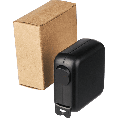 Customised 3M Plastic Tape Measure in Black printed with your company logo from Total Merchandise