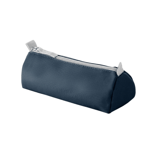 Promotional Polyester Pencil Case in Blue with a design from Total Merchandise