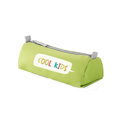 Custom Polyester Pencil Case in Light Green with a design from Total Merchandise