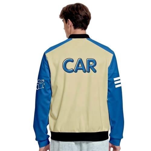 Promotional Unisex Polyester Scuba Sublimated Varsity Jacket with a design from Total Merchandise