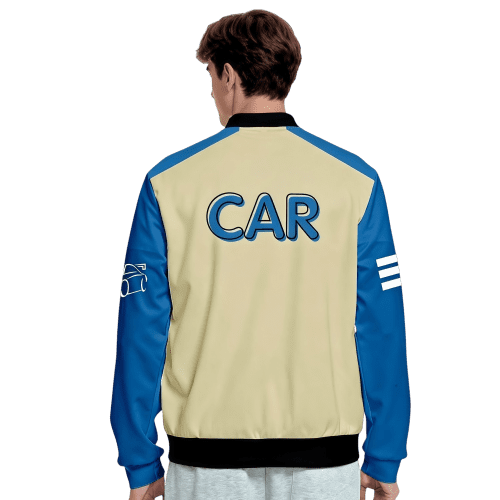Promotional Unisex Polyester Scuba Sublimated Varsity Jacket with a design from Total Merchandise