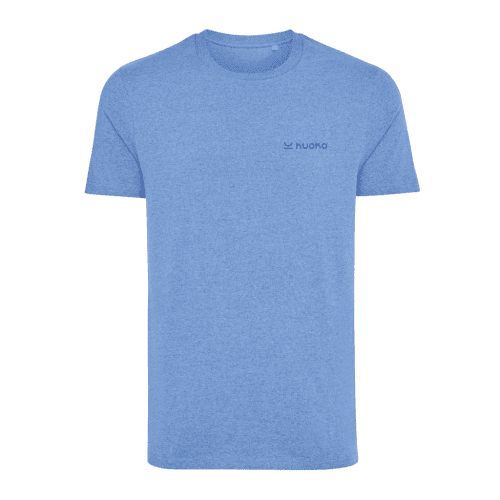 IQONIQ Manuel Recycled Cotton T-Shirt in Heather Blue from Total Merchandise