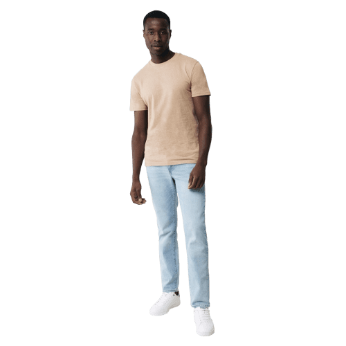 IQONIQ Manuel Recycled Cotton T-Shirt in Heather Brown from Total Merchandise