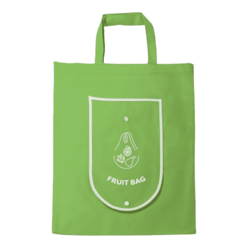 Custom Branded Non-Woven Foldable Bag in Light Green printed with your logo from Total Merchandise