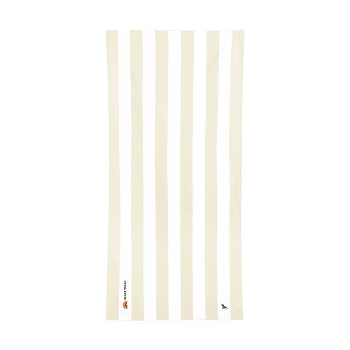 Promotional Dock & Bay Quick Dry Towel in Beige with a design from Total Merchandise