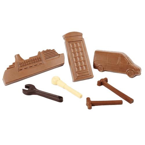 Branded Bespoke Shaped Chocolates from Total Merchandise