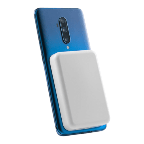 Custom Branded 5000mAh Wireless Magnetic Power Bank in White printed with your company logo