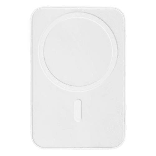 Custom Printed 5000mAh Wireless Magnetic Power Bank in White printed with your company logo
