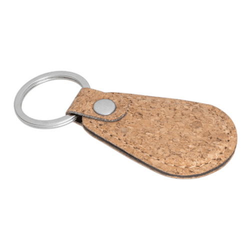 Promotional Millau Cork Keyring in Natural customised with your logo from Total Merchandise