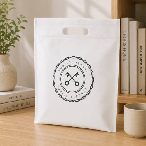 Life style image of the Non-Woven Event Carrier Bags by Total Merchandise