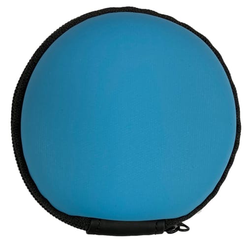 Branded Round EVA Cable Case in Blue with a design from Total Merchandise