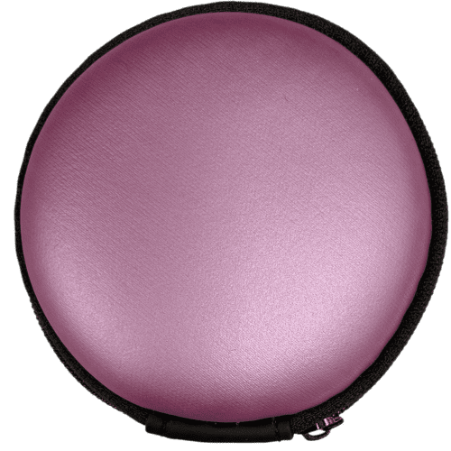 Branded Round EVA Cable Case in Pink with a design from Total Merchandise