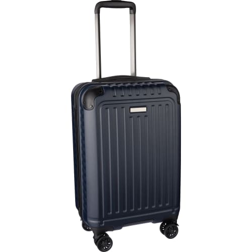 Promotional Luggage Trolley in Blue with an engraved design form total Merchandise