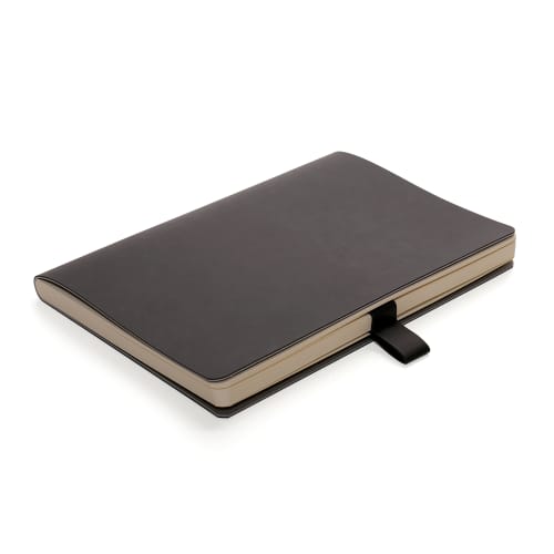 Custom Bookmark with Pen Loop in Black from Total Merchandise