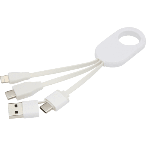 4-in-1 Recycled Plastic Charging Cable