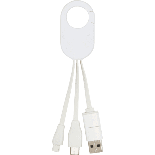 4-in-1 Recycled Plastic Charging Cable