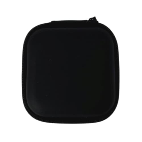 Custom Square Tech Cable Case in Black with a design from Total Merchandise