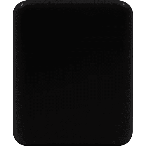 Logo Printed 5000mAh Powercharge Air BrandCharger Wireless Powerbank in Black from Total Merchandise