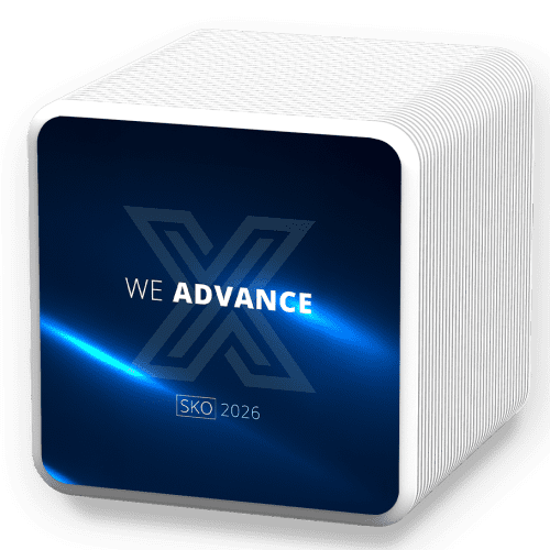 Branded Total Express Air Bluetooth Speaker with a design from Total Merchandise