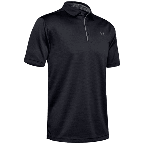 Under Armour Tech Polo Shirt in Black/Graphite