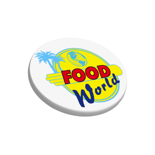 Promotional 24mm Drinks Token in White customised with your company logo from Total Merchandise