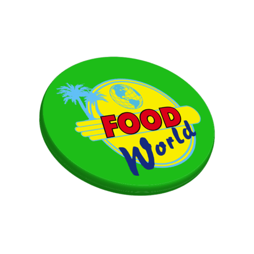 Logo Branded 24mm Drinks Token in Green customised with your company logo from Total Merchandise